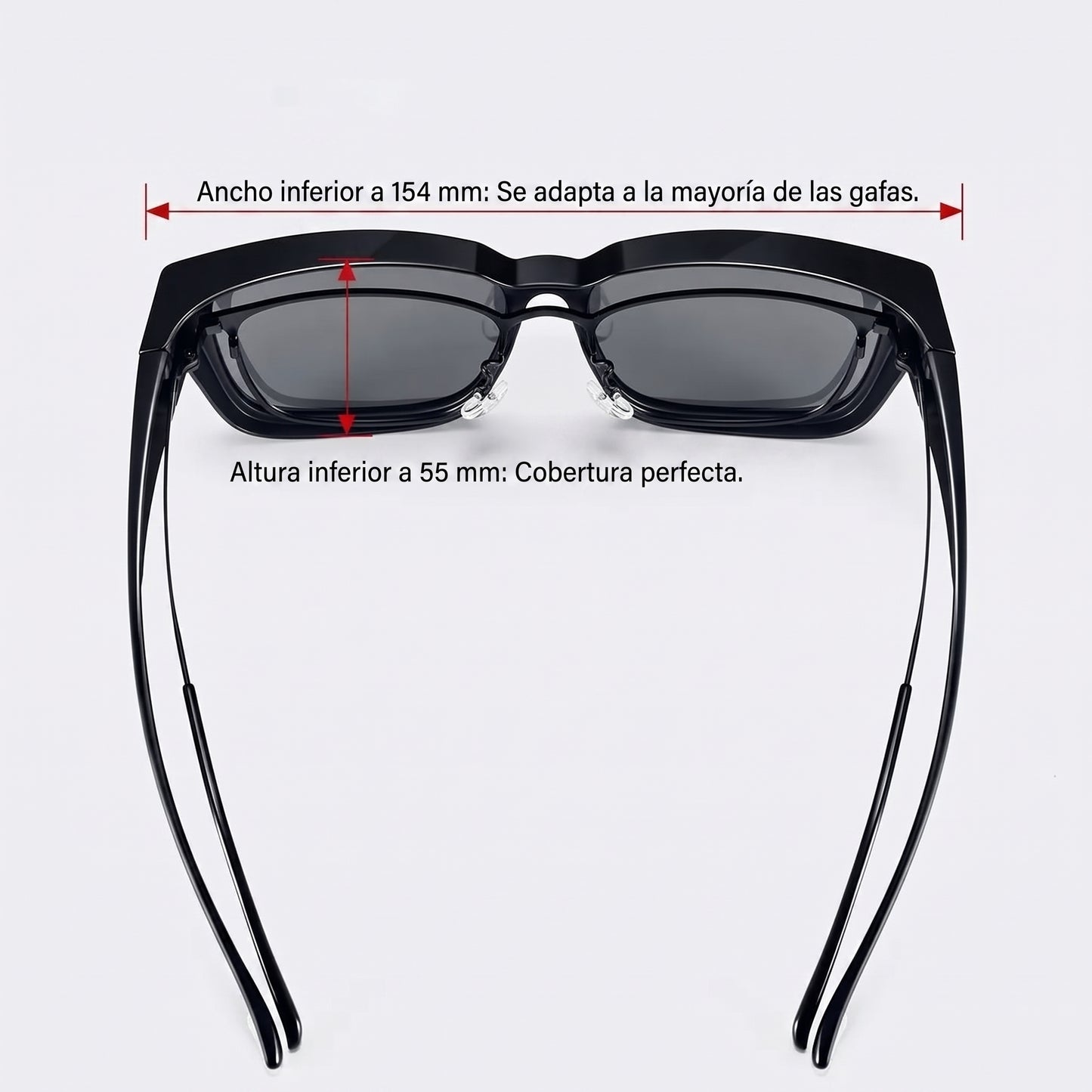 Gafas de sol Fit-over polarizadas unisex.
